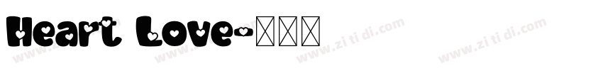 Heart Love字体转换